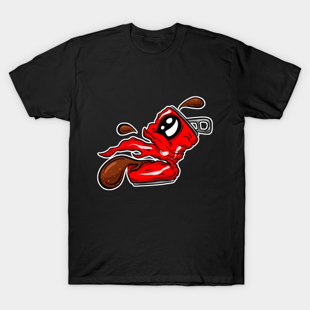 Coke Cola Can Burps! T-Shirt by Squeeb Creative